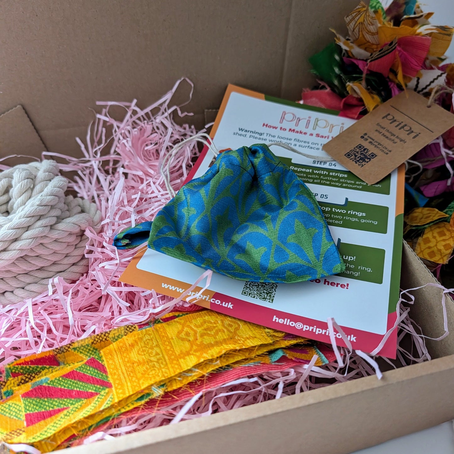 Make Your Own Sari Garland Kit