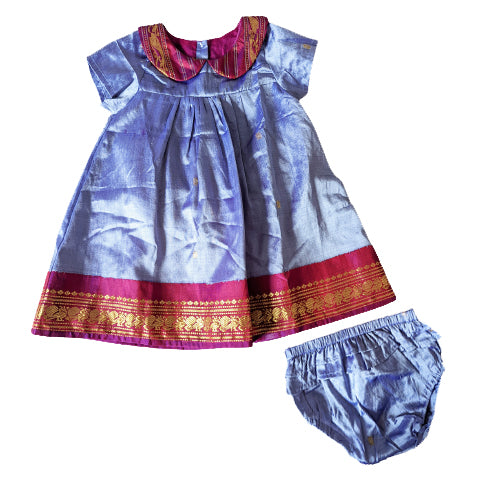 Baby Lilac Dress Shimmer 6-12 months