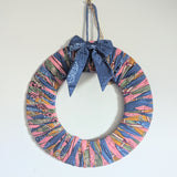 Bow Ring Wreath | Upcycled Saris
