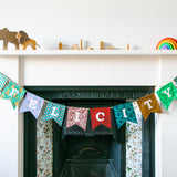 Colourful Bunting | Upcycled Saris | Personalised