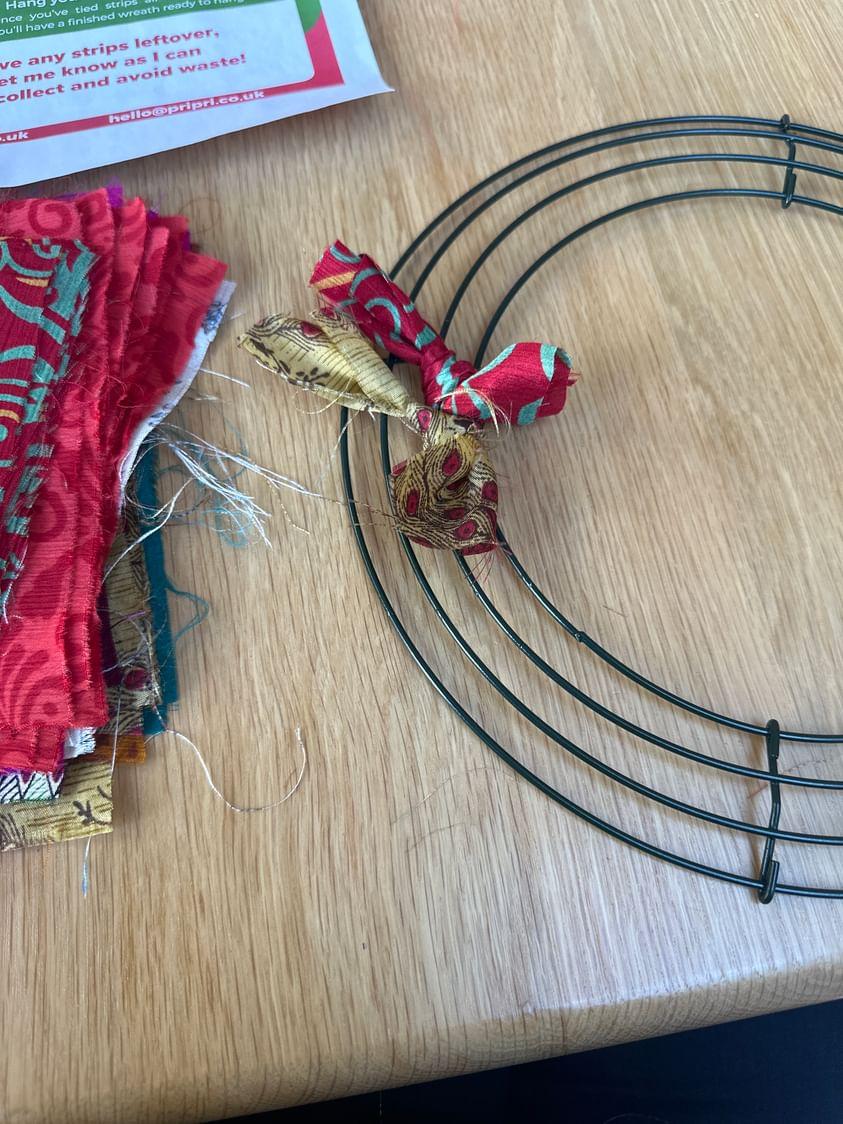 Sari Wreath Workshop