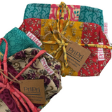 Reyna and Alia Washbags | Upcycled Saris