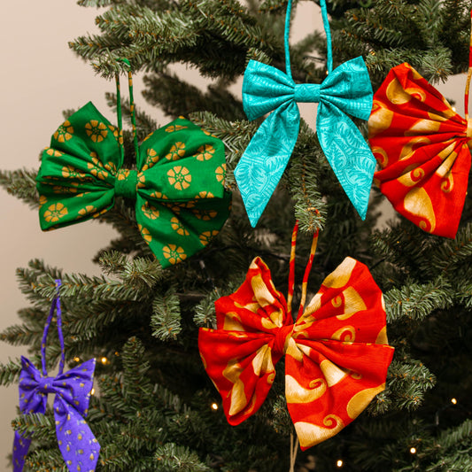 Upcycled Sari Bows