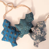Tree Decoration 3 pack | Upcycled Saris