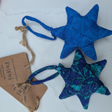 Hanging Star Decorations | Upcycled Saris